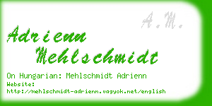 adrienn mehlschmidt business card